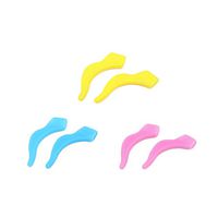 3 Pairs Anti-Slip Eyeglass Retainer Holder Sleeve Ear Hook Lock Large Pink Blue