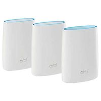 Netgear Orbi Whole Home Mesh WiFi System with Advanced Cyber Threat Protection, 3-Pack (RBK53S-100NAS)