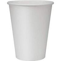 Genuine Joe Lined Disposable Hot Cups - 12 fl oz - 1000 / Carton - White - Polyurethane - Hot Drink