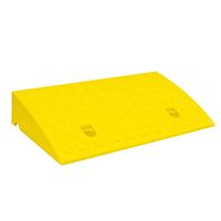 Rubber Car Curb Ramps Black Plastic Ramp Pad, Portable Stair Uphill Pads, Home Garage Wheelchair Scooter Pet Car Travel Anti-skid Uphill Pad (Size: 50 22 5cm) Threshold Ramp Kit Set for Driveway-