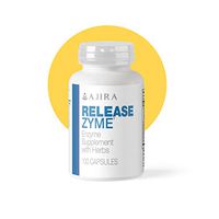 Ajira Releasezyme Colon Cleanse with Digestive Enzymes (100 Capsules) Natural Detox and Cleanser Supplement to Help Relieve Constipation, Bowel Irregularity | Men, Women