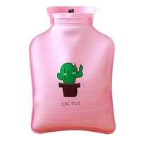 Silicone hot Water Bottle Durable Hot Water Bag Reusable Portable Hot Water Mini Student Water Injection Hot Water Bottle Warm Palace Bag Water-Filled Hot Water Bottle Hot Water Bottles (Color : F)