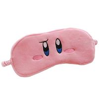 Lopbraa Pink Plush Eye Mask for Women Girls Home Sleeping Traveling