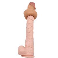 Amalgo 2020 New Skin 8.5 Inch Realistic Hot Penies S-Leeve Ring for Men Reusable Strentch Length Can Be 15 Inch Realistico Extender Enlargement Sheath