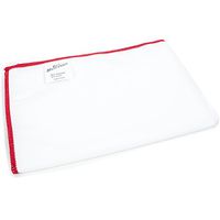 Zwipes Microfiber Suede Large Polishing Bar Towel (Size: 27.5" x 20"), Wine Glass Cleaning Kitchen Cloth, White