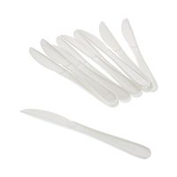 CiboWares Heavyweight and Disposable White Knives, Package of 100