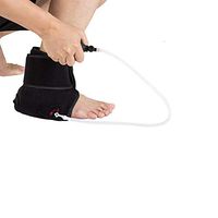 Hot/Cold Ankle Brace, Ankle Ice Pack Wrap with Air Compression (Gel Pack) - Provides Ankle Compression support and Relief Pain for Achilles Tendon Pain, Plantar Fasciitis, Foot Sprain, Bursitis