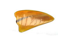 USonline911® Genuine Natural Water Buffalo Horn GuaSha Scraping Massage Tools for SPA Acupuncture Therapy Trigger Point Treatment (cavel, Amber)
