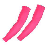 XNWH Mens Solid Color Riding Sunscreen Arm Sleeves Basketball Football Sports Compression Arm Sleeves