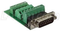 L-COM DGB15MT1 D-SUB CONNECTOR, STANDARD, PLUG, 15POS