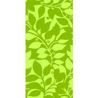 5 Each: Kiwi and Celery Patterned Plastic Heavy Weight Plastic Rectangular Table Cover 54" X 108"