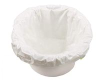 TidyCare Commode Liners for Beside Portable Toilet Chair Bucket | 4 Value Packs of 48 Disposable Waste Bags for Adults, 192 Total | Universal Fit