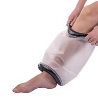 Waterproof Knee Cast Cover for Shower, Adult Knee Cast Protector for Knee Replacement Surgery, Wounds, Dressing and Bandage | Weight: 99-200pounds