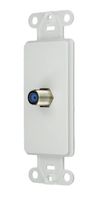Leviton 40681-W F Connector Decora Insert, White