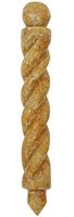 HARMONIZE Reiki Healing Energy Balancing Citrine Stone Spiral Massage Pencil Wand Gemstone