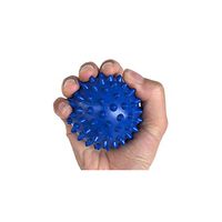 6.5cm PVC Spiky Massage Ball Trigger Point Sport Fitness Hand Foot Pain Relief Plantar Fasciitis Reliever Hedgehog,Blue