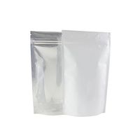 5" x 8.25" x 2.5" Barrier Bags #6 White Mylar 14g 1/2 oz Rx Pill Clear Front Resealable Foil Pouches (100 Count)