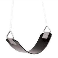 Coast Athletic Commercial Grade Heavy Duty Swing Seat | Heavy Duty Playground Swing Seats (Black)