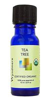 Wyndmere Tea Tree ~ 100% Pure, Certified Organic, Undiluted, Natural & Therapeutic Grade Essential Oil for Aromatherapy (Diffuser), Skin (Acne) Body Wash, Immune and Respiratory Systems~ 10ml (1/3 oz)