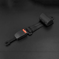 LRWSB Black 2-Point 14cm Adjustable Firm Semi-Closed Coiler Trains Forklift Seat Belt