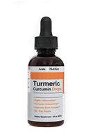 Turmeric Organic Cucumin Liquid Drops - Premium Absorption With Bioperine Pepper Fruit Extract - Large 2 ounces