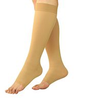 BeVisible Sports Maternity Compression Socks - Pregnancy Stockings & Leggings Knee High Open Toe