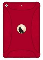 AMZER Shockproof Rugged Silicone Case for iPad Mini 5th Gen 2019 - Red