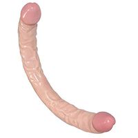 Qwndy Flexible Double Dillo Flexible Soft Vegina ǎnul Women Gǎy Lesbian Double Ended Dong Panis Artificial Panis Six Toys (Color : Skin)