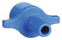 Lasco Fittings, Inc. Lasco MIPT x Twist On Barbed Male Adapter, Acetyl, 35/64" Barb Size, Blue
