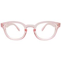 The Portland Keyhole Round Reading Glasses Set (Clear Rose, 2.50)