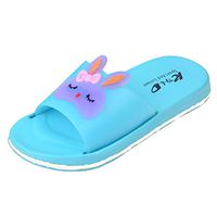 Women's Slippers Cute Girl Rabbit Sandals Bath Slippers Non-Slip Slippers Soft Soft Bottom House Shoes Light Blue