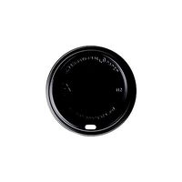 International Paper LHRDSB16 Polystrene Dome Sipper Hot Cup Lid, 10-Ounce to 24-Ounce, Black (12 Packs of 100)