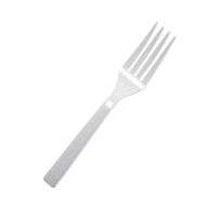 Party Essentials N24507WH Medium-Weight Hard Plastic Plastic Forks, White (1,200 Count)