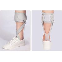 JM-D Drop Foot – Support for Drop Foot Ankle and Foot Orthosis Full Length Trimmable Footplate, Ideal for Drop Foot Ideal for Flaccid Foot Drop,Bright,L