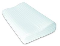 MORE Comfort Contour Memory Foam Pillow with Cotton Cover Fabric.