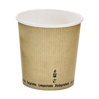 PacknWood Compostable Paper Soup Cup, 24 oz. (Case of 500)