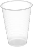 AmazonBasics Plastic Cups, Clear, 12 Ounce, Pack of 100