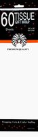 Tissue Paper, White, 60 Sheets, Case Pack of 24, Ideal for Bulk Buyers