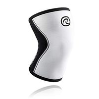 Rehband Rx Knee Sleeve 5mm - White - XSmall -1 Sleeve
