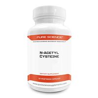 Pure Science N-Acetyl Cysteine 700mg – NAC Supplement with Highest Dosage in Amazon – Natural Immunity, Detox, Glutathione Production Support - 50 Vegetarian Capsules of N-Acetyl Cysteine powder