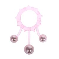 W-HELLO Massage Delay Ring Massage Training Ring with Metal Balls Massager