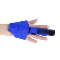 Finger Fracture Splint Broken Finger Support Wrist Finger Fixing Brace Protector for Men Women (Blue)