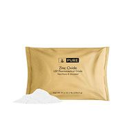 Zinc Oxide Powder (8 oz.) by Pure Organic Ingredients, Eco-Friendly Packaging, Non-Nano, Uncoated, Food & USP Grade, For Sunscreen, Diaper Rash Ointment, Burn Relief & Chapped Lips Remedy