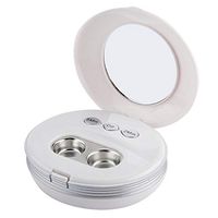 Contact Lens Cleaner, Portable Contact Lens Auto Cleaning Case with USB (White)