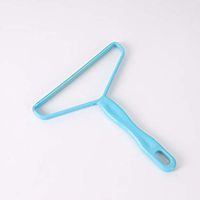 Portable Double Sided Lint Remover,Plastic Coat Sweater Clean Tool,Clothes Cleaning Fuzz Shaver,Multi-Fabric Sweater Comb with Steel net,Pet Hair Hairball Quick Epilator Wool Comb Suede Lint (1Pc)