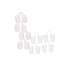 Anti-Snore Devices Anti Snoring Nose Vents Nasal Dilators Snore Stoppers Heavy Congestion Relief Comfortable Sizes for Nostrils 8 Sets (White)