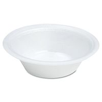 Dart 12BWWQR Foam Bowl, 12 oz, White (Pack of 125)