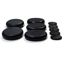 PandaSpa 10 Pcs Professional Large Massage Stone Set Basalt Hot Rocks Stones Great for Spas, Massage Therapy, Relaxation