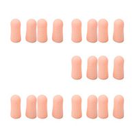 Silicone Closed Toe Tubes, Finger Toe Sleeve Bunion Pads for Corns Blisters Hammertoes-10 Pairs Color_1