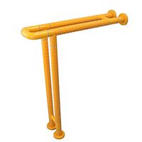 Limaomao Toilet Safety Rails Toilet Handrail Barrier Bathroom Cushion Support Folding Non-Slip Toilet Bathroom Bathroom Handrail Special Crowd Auxiliary Handle (Color : Yellow, Size : 60x70cm)